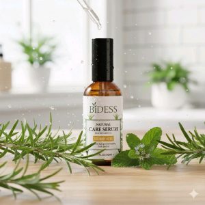 Bidess Natural Hair Growth Serum – Rosemary & Mint | Strengthens Roots, Boosts Thickness & Reduces Hair Fall | 100% Botanical Formula – 50ml
